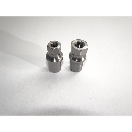 Hexagonal LH threadbungs for 15x1.5mm tube