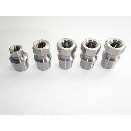 Hexagonal LH threadbungs for 20x1.5mm tube