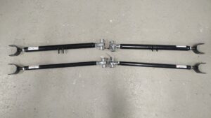 BMW E46 takaripustus vakaajalle, pelkät tangot
