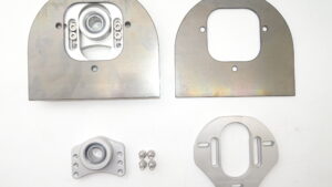 Double adjustable shock absorber top mount