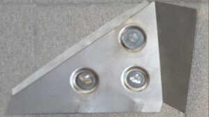 Lancia 037 C-pillar plate left